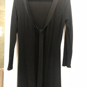 Full length cardigan with tie front sz s stidio m